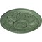 Ekena Millwork Edinburgh Ceiling Medallion (Fits Canopies up to 5 1/4"), 18"OD x 1 3/4"P, Athenian Green CM18EDAGF - alternate 2
